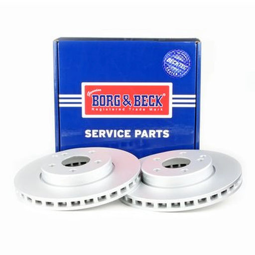 Borg & Beck 2 x Vented Front Brake Discs BBD4355