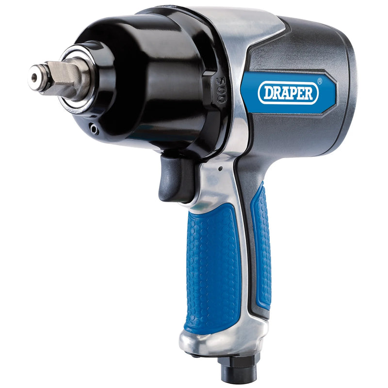 Draper Air Impact Wrench, Sq. Dr. - Heavy Duty Hammer Mechanism