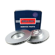 Borg & Beck 2 x Vented Front Brake Discs BBD4250