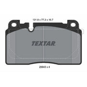 Textar Front Brake Pad Set 2564305