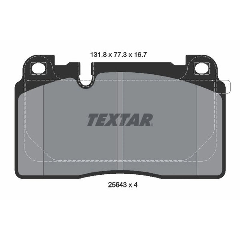 Textar Front Brake Pad Set 2564305