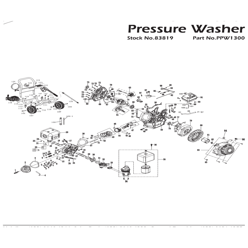 Draper Gasket YPPW1300-29 for Power Tools