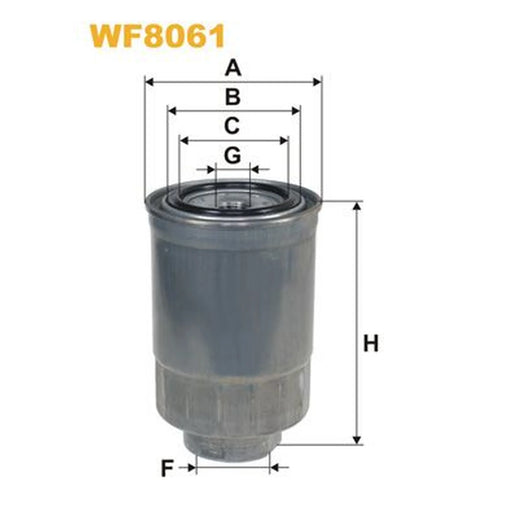 WIX Fuel Filter Element WF8061