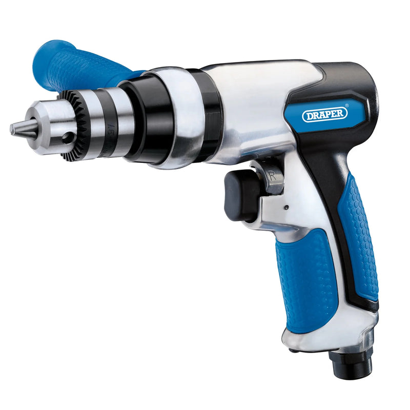 Draper Reversible Air Drill 10mm with Ergonomic Grip