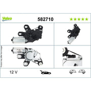 Valeo Front/Rear Wiper Motor Right Rear 582710