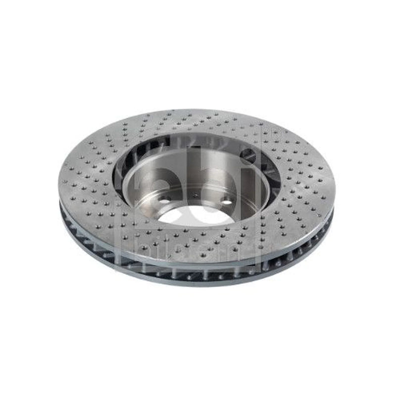 Febi 2 x Front Perforated/Vented Brake Discs 108214