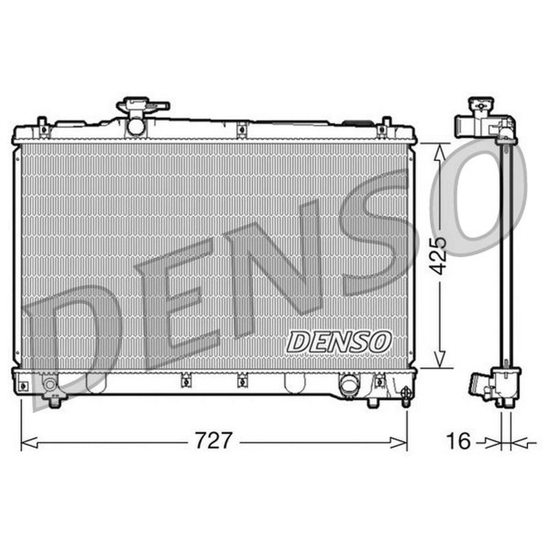 Denso Engine Radiator DRM50034