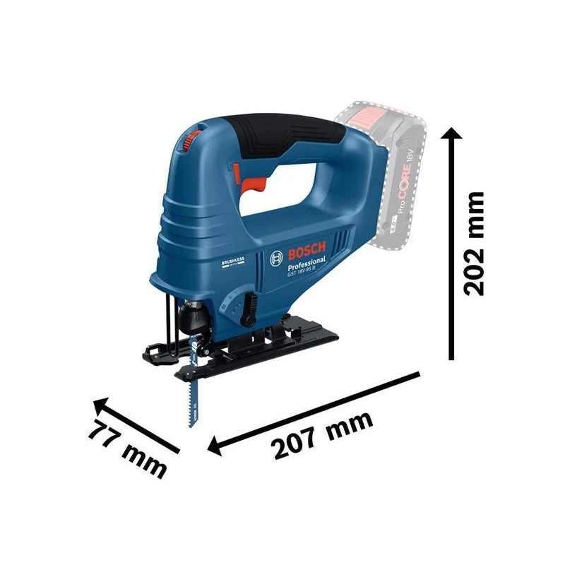 Bosch GST 18V-95 B Professional Jigsaw 18V Bare Unit - 06015B7001