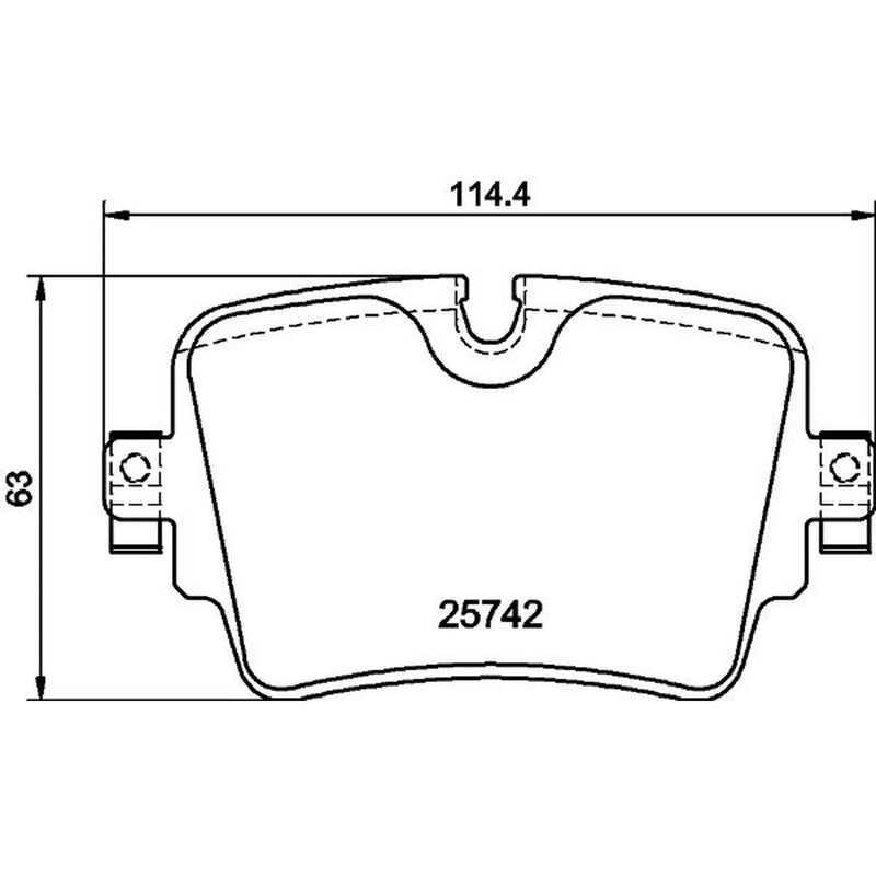 Mintex Rear Brake Pad Set MDB3388