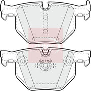Apec Rear Brake Pad Set PAD1344
