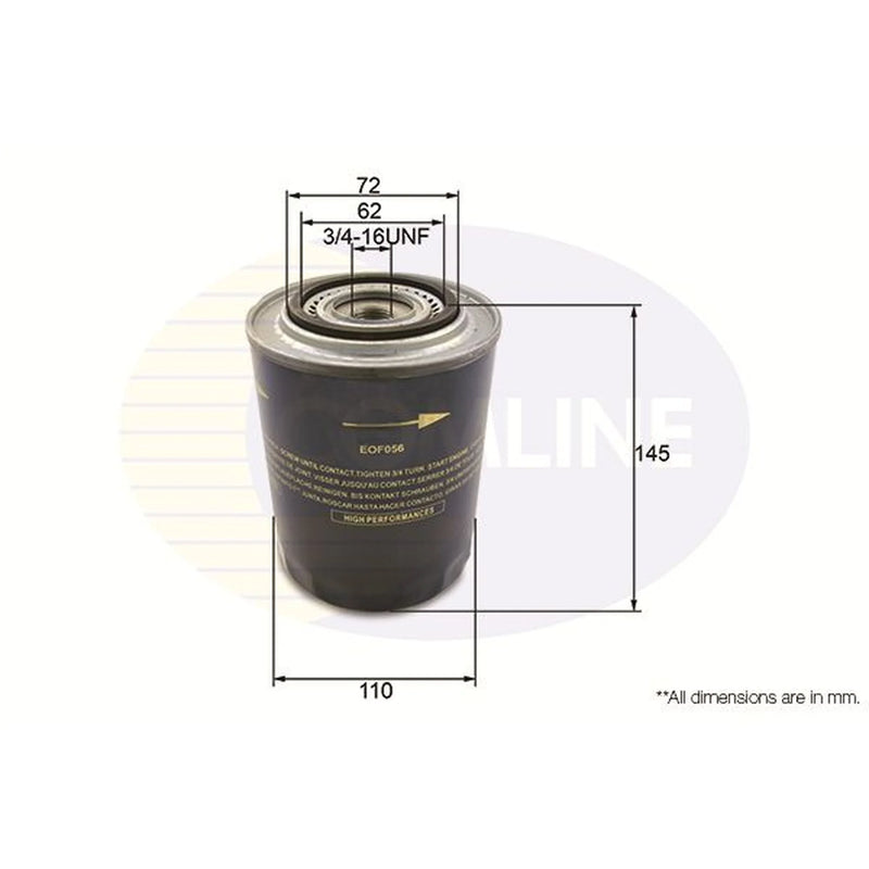 Comline Engine Oil Filter EOF056