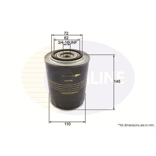 Comline Engine Oil Filter EOF056