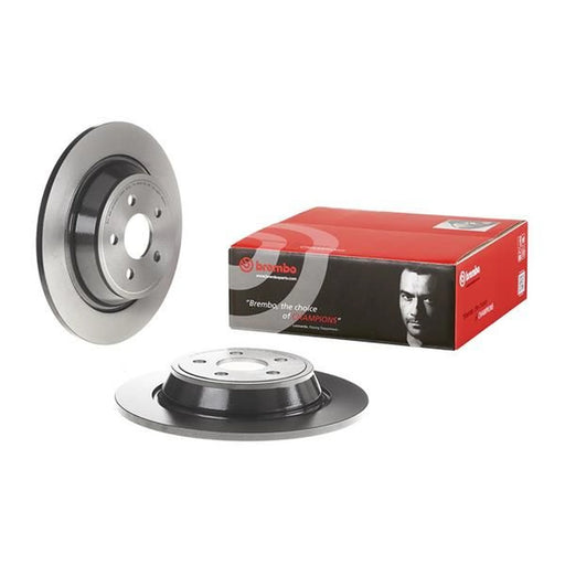 Brembo 2 x Solid Rear Brake Discs 08.N258.41