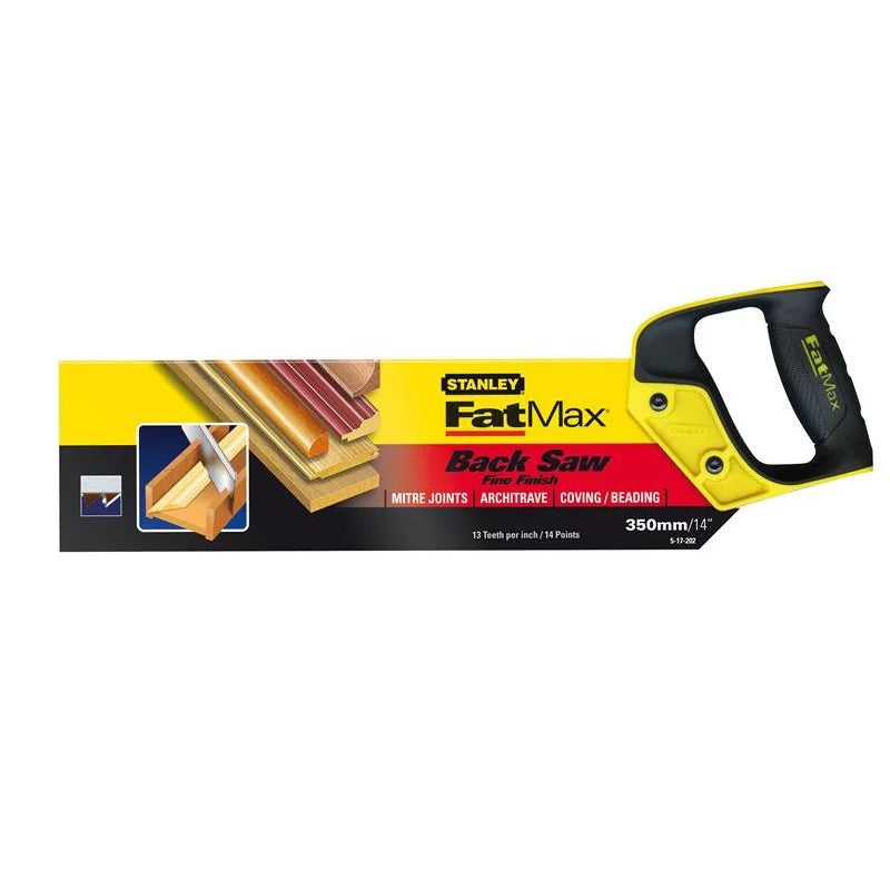 STANLEY® Hand Tools FatMax® Tenon Back Saw 360mm (14in) 13 TPI - 2-17-202