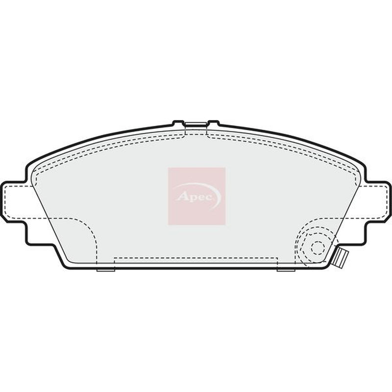 Apec Front Brake Pad Set PAD1435