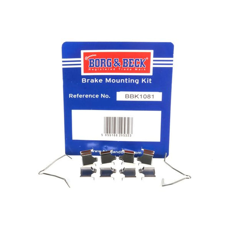Borg & Beck Brake Pad Accessory Fitting Kit Rear BBK1081