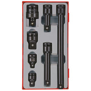 Teng Tools Impact Socket Accessories Set 1/2" Drive 11 Pieces