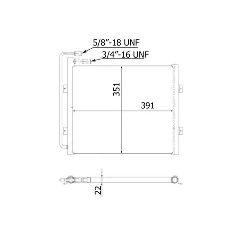 Mahle Air Conditioning Condenser AC 940 000P