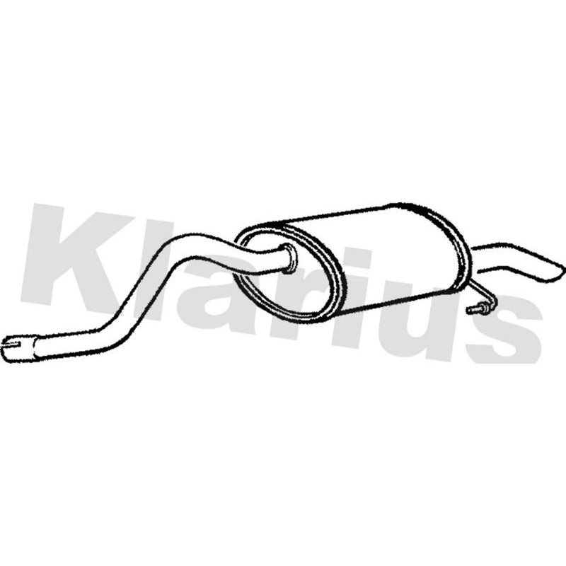 Klarius Box With Tail Pipe Rear RN662D
