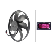 Hella Engine Cooling Fan Left 8EW 366 420-311