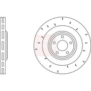 Apec 2 x / Rear Brake Discs DSK2912