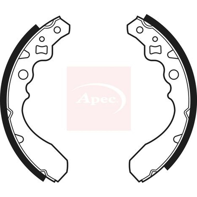 Apec Brake Shoe Set Axle Kit SHU490