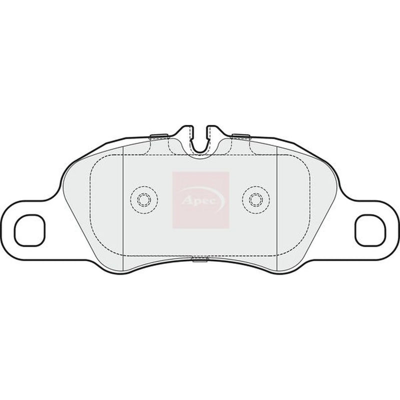 Apec Front Brake Pad Set PAD1677