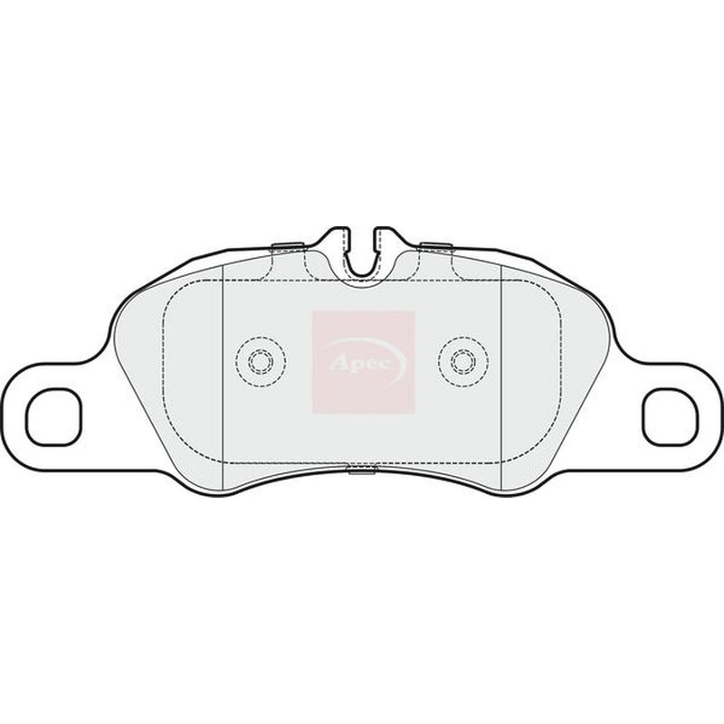 Apec Front Brake Pad Set PAD1677