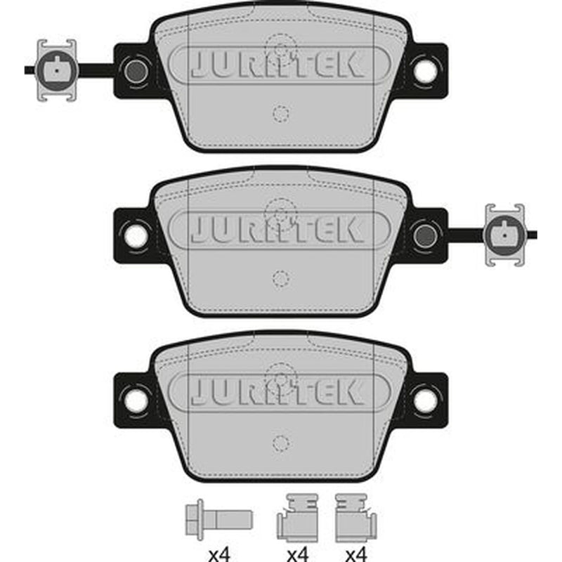 Juratek Rear Brake Pad Set JCP8068
