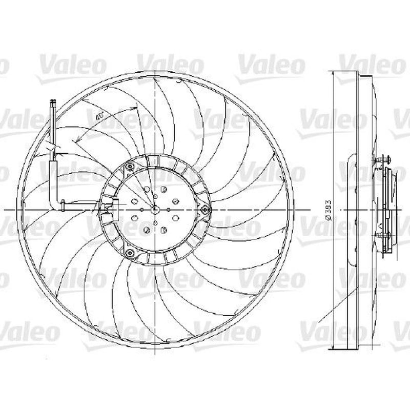 Valeo Engine Cooling Fan 696017