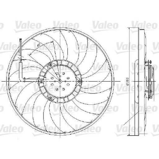 Valeo Engine Cooling Fan 696017