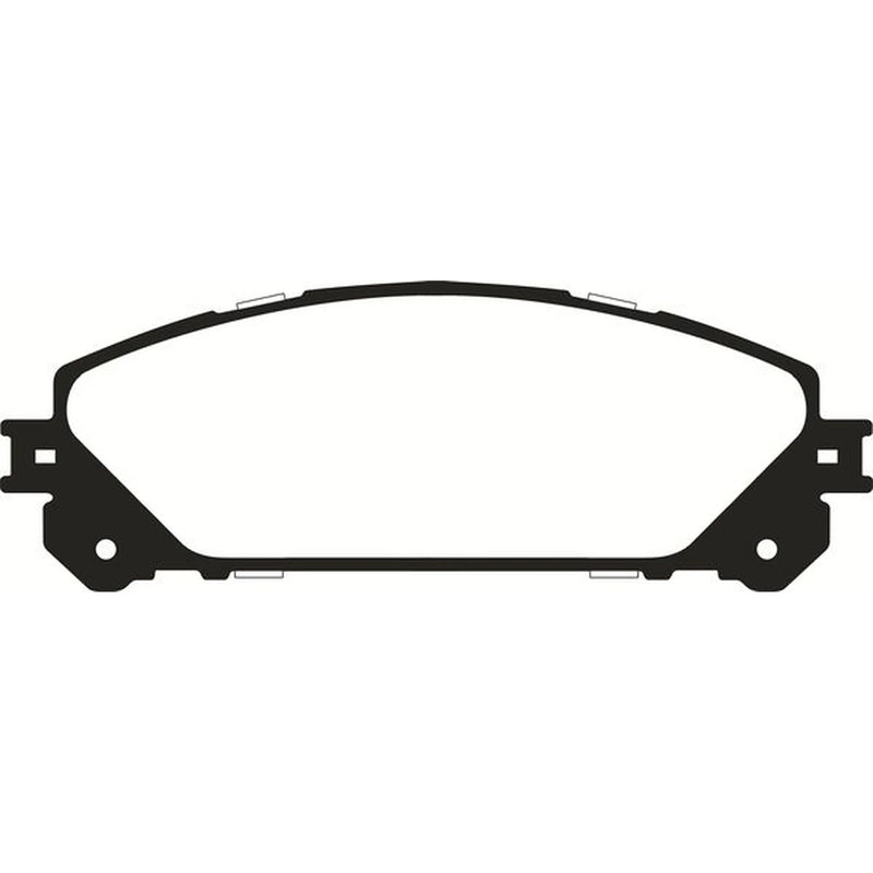 Abtex Front Brake Pad Set PLU4659