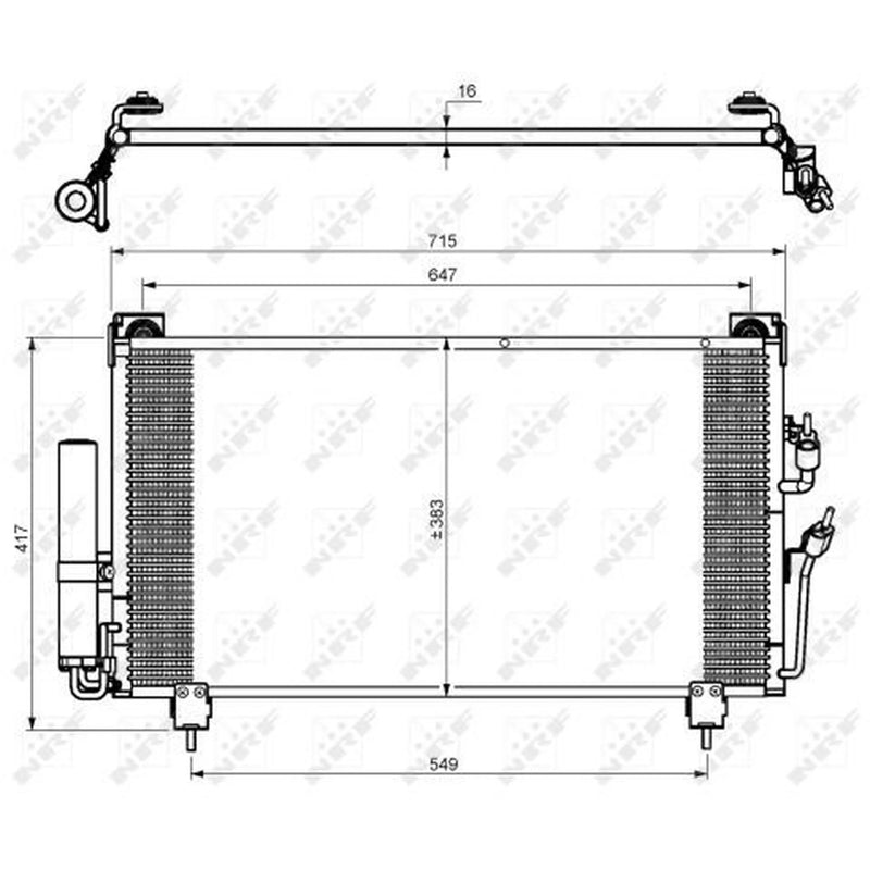 NRF Air Conditioning Condenser 35755