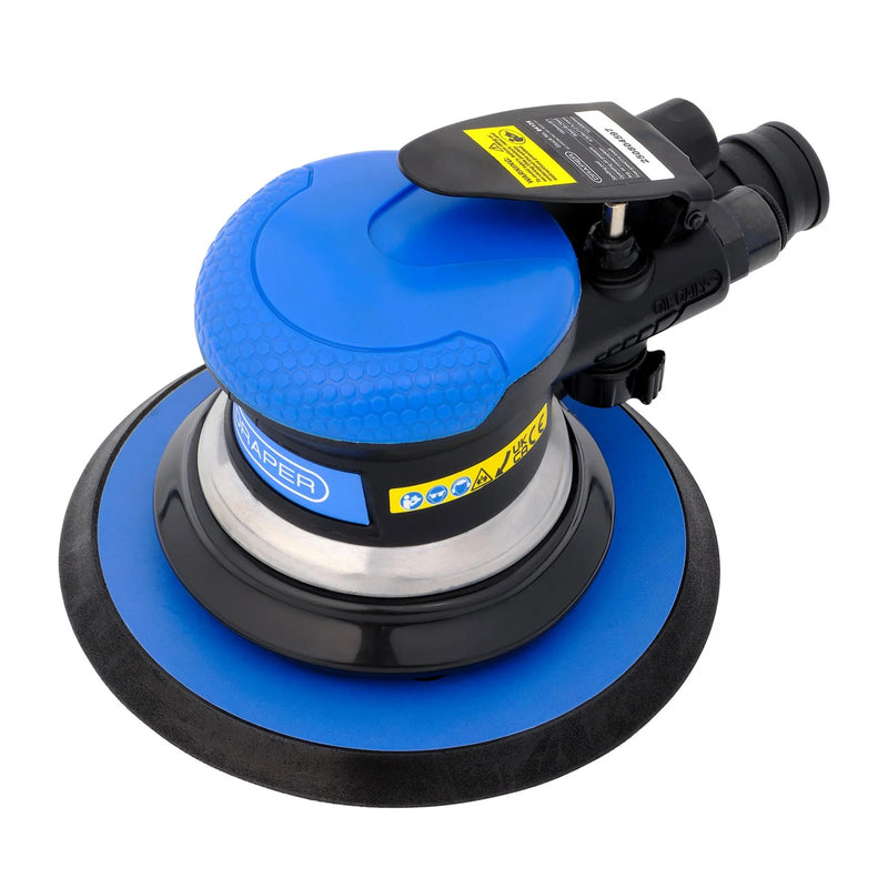 Draper Dual Action Air Sander 150mm with 1/4" BSP Connector