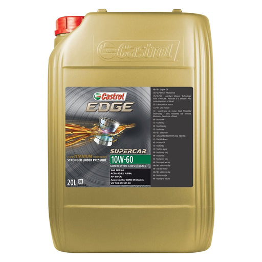 Castrol Edge Supercar ER 10W60 - 20 Litre Castrol  - Town Parts