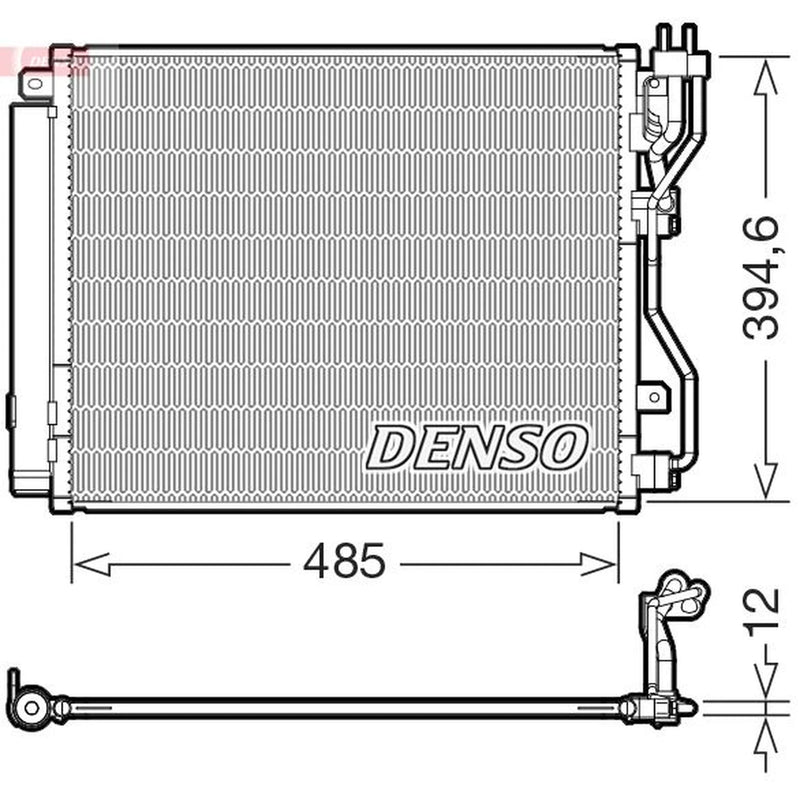 Denso Air Conditioning Condenser DCN43016