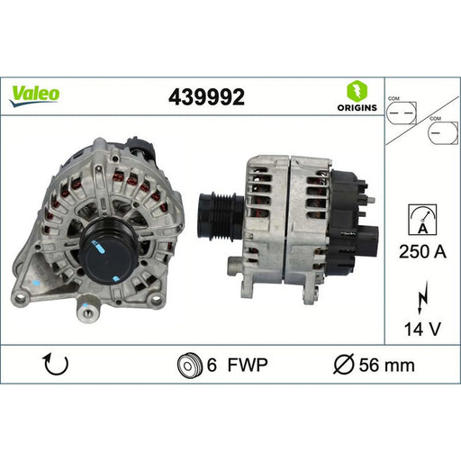 Valeo Car Alternator 12V 439992