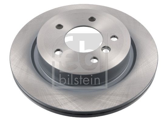 Febi 2 x Brake Disc Set Internally Vented Rear