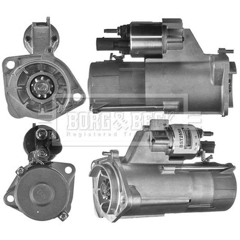 Borg & Beck Starter Motor 12V 1.7kW 9 Teeth BST2550