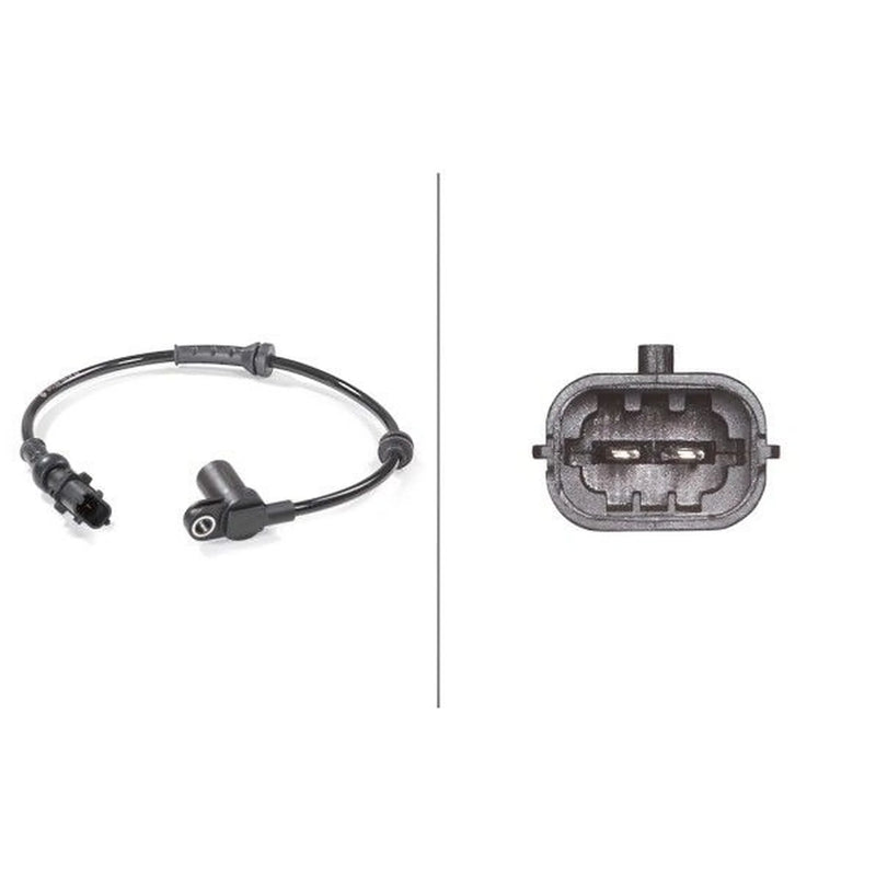 Hella ABS Wheel Speed Sensor Front 6PU 009 106-261