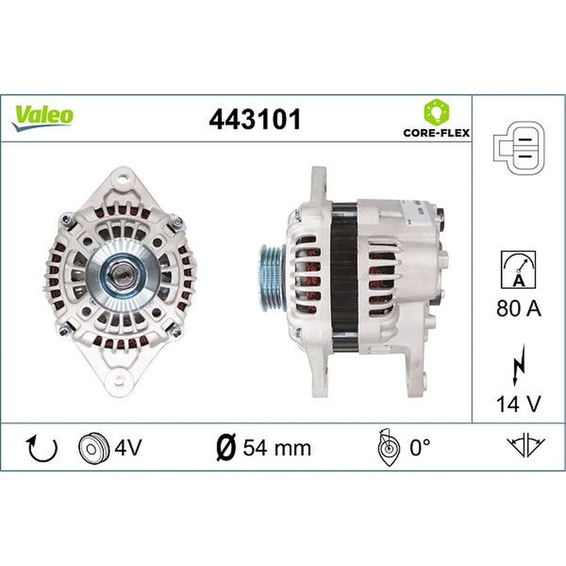 Valeo Car Alternator 12V 443101