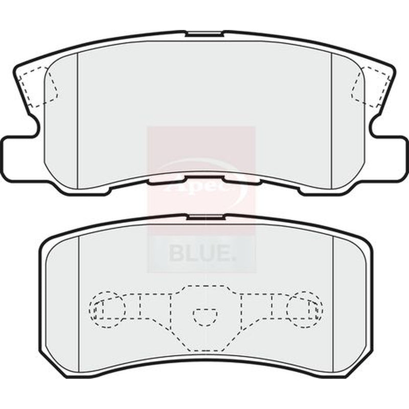 Apec Rear Brake Pad Set PD3181