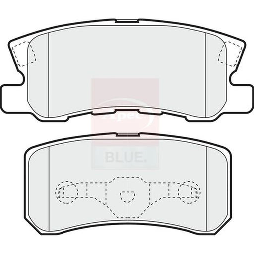 Apec Rear Brake Pad Set PD3181
