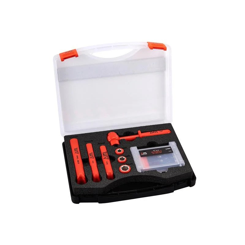 ITL Insulated Insulated Socket, Ratchet, Spanner & Bit Set, 19 Piece - ITL00022
