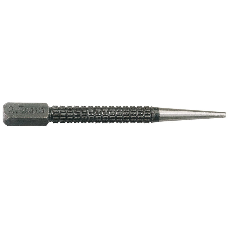 Draper Cupped Nailset 2.5 x 100mm Carbon Steel