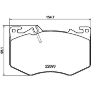 Mintex Front Brake Pad Set MDB4189