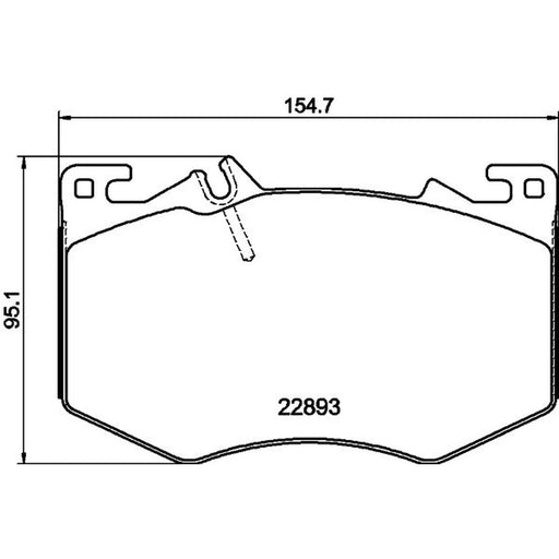 Mintex Front Brake Pad Set MDB4189