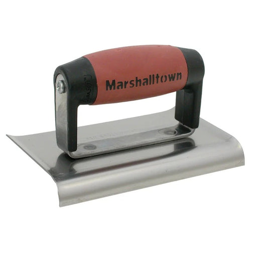 Marshalltown M136D Cement Edger Curved End DuraSoft® Handle 6 x 3in - M136D