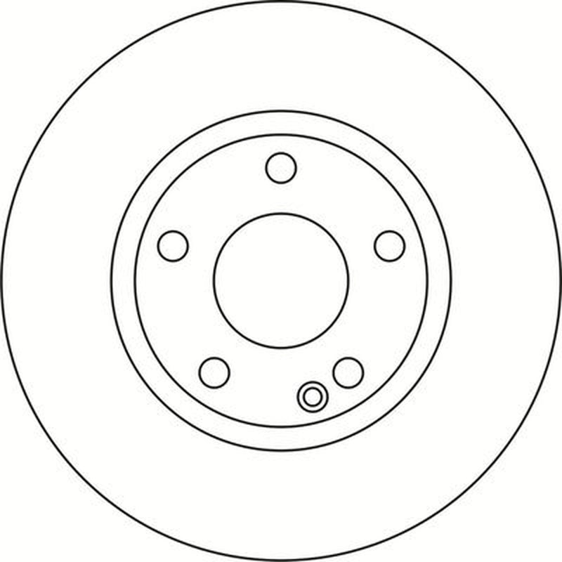 Abtex 2 x Solid Front Brake Discs BD1301S