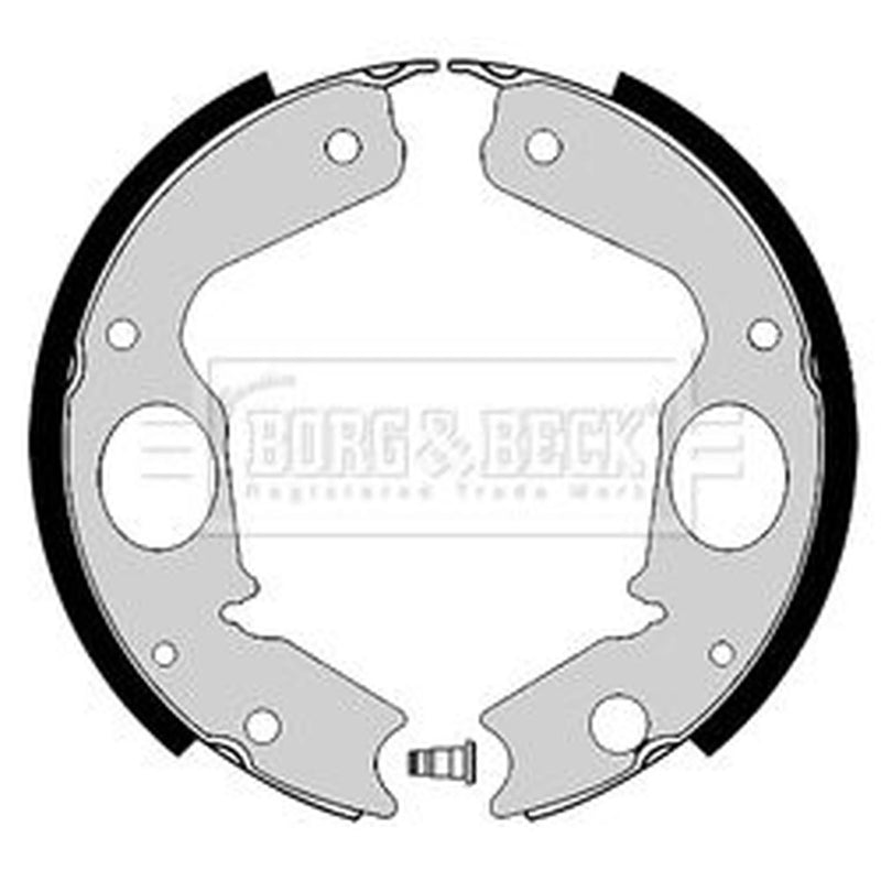 Borg & Beck Parking Brake Shoe Set BBS6409